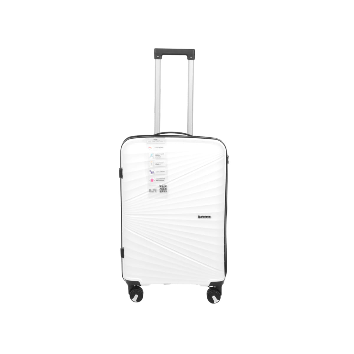 กระเป๋าเดินทาง ICEBASE รุ่น XD-20012WH (ROME) 20 นิ้ว สีขาว